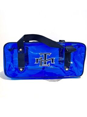 Toronto Maple Leafs Hockey Blue Toiletry Bag Blue Clear Handles Travel NHL TML